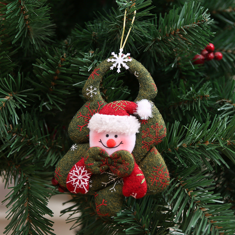 Wholesale Christmas Non-woven Pendant Three-dimensional Pendant